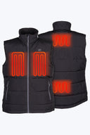 Mobile Warming Technology Vest Crest 2.0 Down Vest Men's - Black Heated Clothing - product view 3