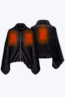 Mobile Warming Technology Haven Heated Cape Unisex - Black Heated Clothing