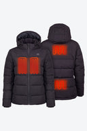 Mobile Warming Technology Jacket Crest 2.0 Down Jacket Women's - Black Heated Clothing
