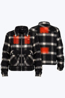Mobile Warming Technology Jacket Kodiak Plaid Heated Jacket Women's - Black/White Heated Clothing