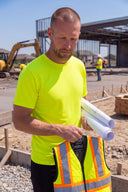 Fieldsheer Shirt Men's Pique Hi-Vis Short Sleeve Tee - Hi-Vis Heated Clothing - product view 3