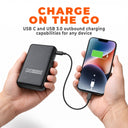 Mobile Warming Technology Battery 7.4v Powersheer® XL 6000 mAh Battery & Cable Heated Clothing