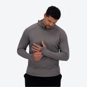 Mobile Cooling Technology Hoodie Men's Cooling Hooded LS Shirt - Dark Grey Heated Clothing