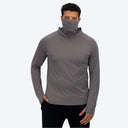 Mobile Cooling Technology Hoodie Men's Cooling Hooded LS Shirt - Dark Grey Heated Clothing