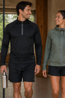 Fieldsheer Shirt Men's Everyday 1/4 Zip - Black Heated Clothing - product view 9