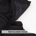 Mobile Warming Technology Jacket Crest 2.0 Down Jacket Women's - Cream/Black Heated Clothing