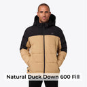 Mobile Warming Technology Jacket Crest 2.0 Down Jacket Men's - Tan/Black Heated Clothing