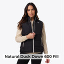 Mobile Warming Technology Vest Crest 2.0 Down Vest Women's - Black Heated Clothing