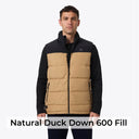 Mobile Warming Technology Vest Crest 2.0 Down Vest Men's - Tan/Black Heated Clothing