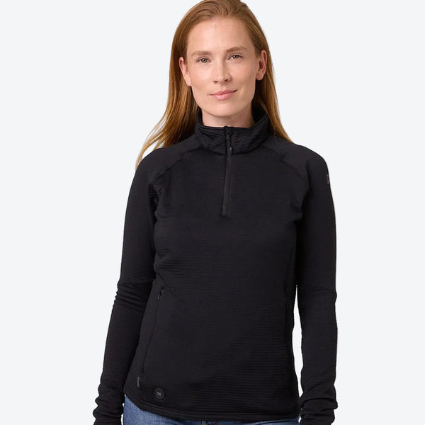 Element Mid-Layer 1/4 Zip LS Shirt Women's - Black – Fieldsheer
