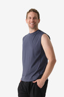 Fieldsheer Tank Men's Baseline DriComfort Tank Top - Arctic Blue Heated Clothing