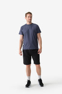 Fieldsheer Shirt Men's Baseline DriComfort Short Sleeve Tee - Arctic Blue Heated Clothing