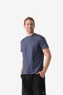 Fieldsheer Shirt Men's Baseline DriComfort Short Sleeve Tee - Arctic Blue Heated Clothing
