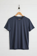 Fieldsheer Shirt Men's Baseline DriComfort Short Sleeve Tee - Arctic Blue Heated Clothing - product view 4
