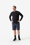 Fieldsheer Shirt Men's Baseline DriComfort Long Sleeve Tee - Black Heated Clothing