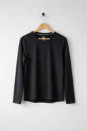Fieldsheer Shirt Aeris DriComfort Crew Neck L/S Women's - Black Heated Clothing