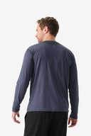 Fieldsheer Shirt Men's Baseline DriComfort Long Sleeve Tee - Arctic Blue Heated Clothing - product view 8