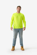 Fieldsheer Shirt Men's Pique Hi-Vis Long Sleeve Tee - Hi-Vis Heated Clothing - product view 5