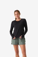 Fieldsheer Shirt Women's Aeris DriComfort Long Sleeve Tee - Black Heated Clothing