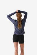 Fieldsheer Shirt Women's Aeris DriComfort Long Sleeve Tee - Arctic Blue Heated Clothing - product view 6