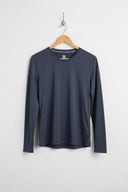 Fieldsheer Shirt Women's Aeris DriComfort Long Sleeve Tee - Arctic Blue Heated Clothing