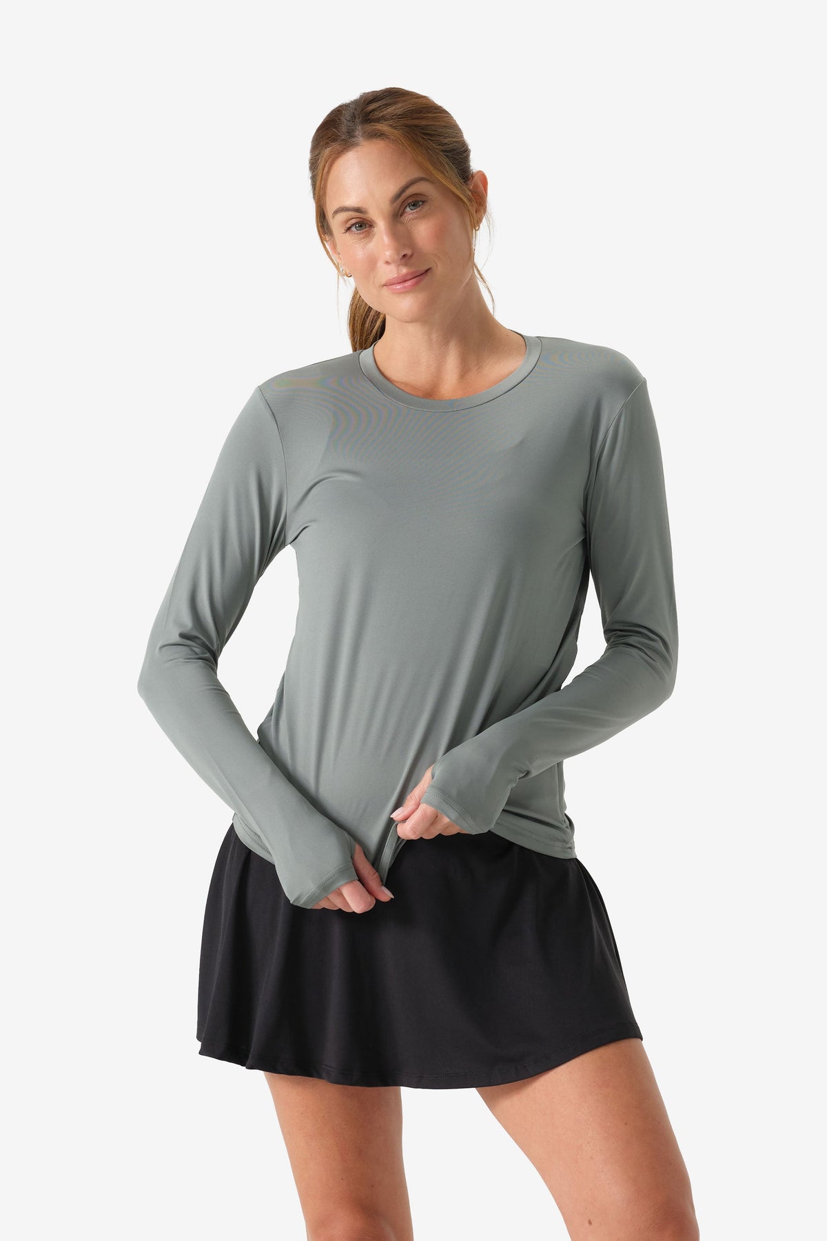 Aeris DriComfort Long Sleeve Tee Sage