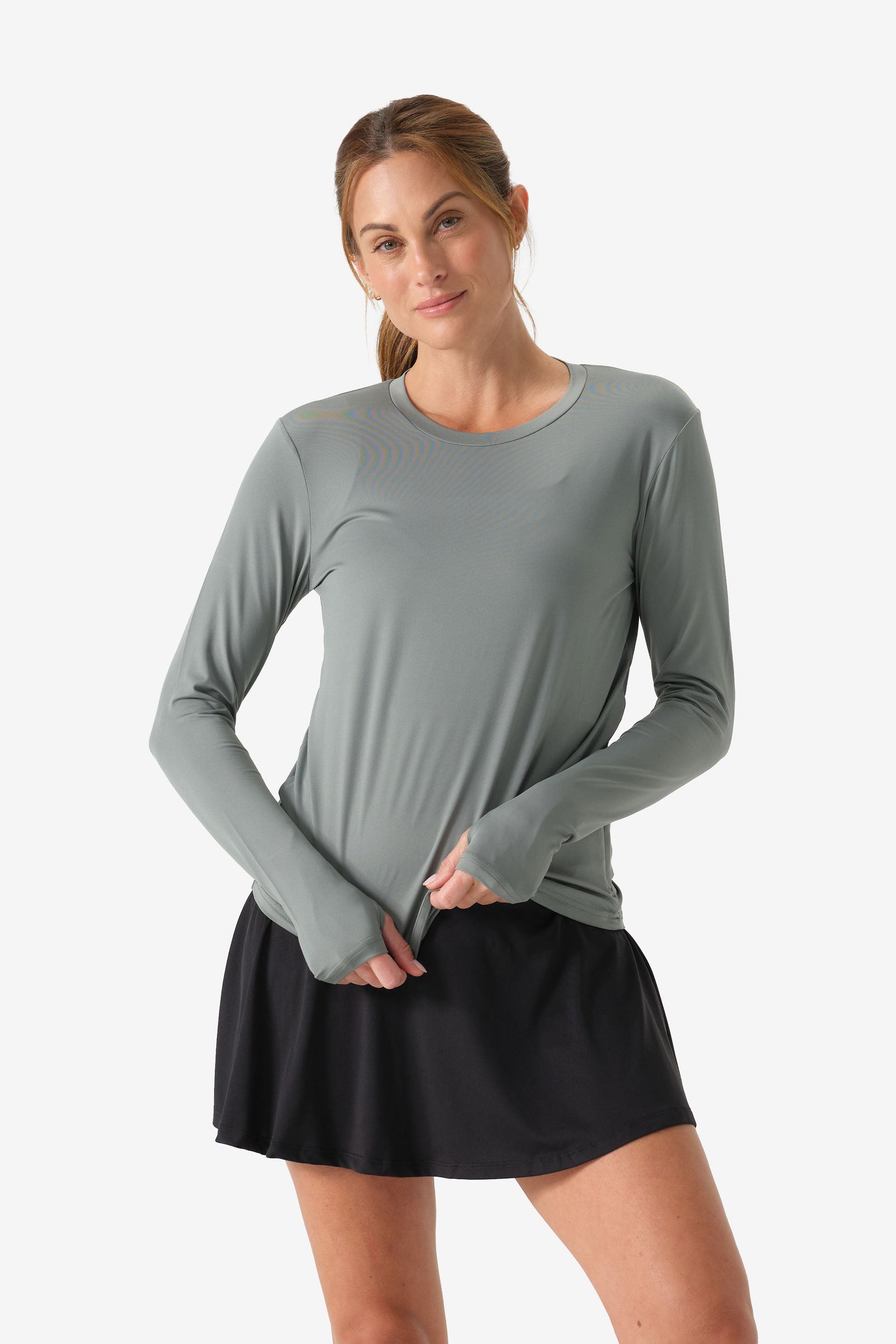 Aeris DriComfort Long Sleeve Tee Sage