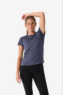 Fieldsheer Shirt Women's Aeris DriComfort Short Sleeve Tee - Arctic Blue Heated Clothing