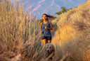 Women jogging on a trail