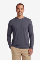 Fieldsheer Shirt Men's Baseline DriComfort Long Sleeve Tee - Arctic Blue Heated Clothing