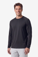 Fieldsheer Shirt Men's Baseline DriComfort Long Sleeve Tee - Black Heated Clothing
