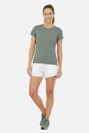 Fieldsheer Shirt Aeris DriComfort Crew Neck S/S Women's - Sage Heated Clothing