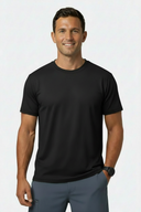 Fieldsheer Shirt Men's Baseline DriComfort Short Sleeve Tee - Black Heated Clothing