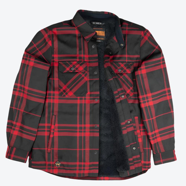 Mobile Warming Technology Jacket Heated Flannel Jacket Men's Heated Clothing