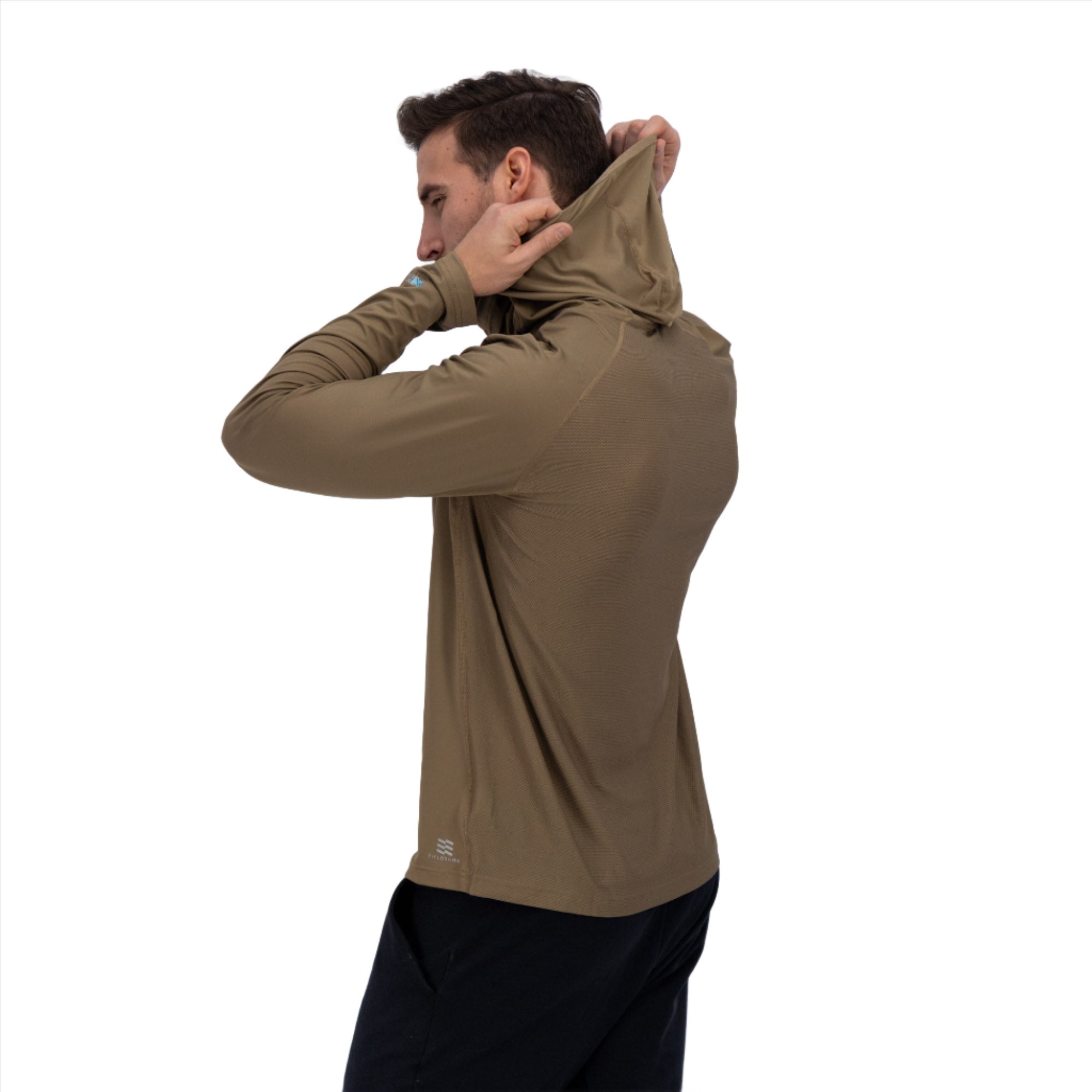 Men's Mobile Cooling Hooded Long Sleeve Shirt