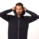 Mobile Warming Technology Baselayers Element Mid-Layer Full Zip Hoodie Men's - Black Heated Clothing