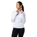 Mobile Cooling Technology Hoodie Women's Cooling Hooded LS Shirt  - White Heated Clothing