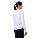 Mobile Cooling Technology Hoodie Women's Cooling Hooded LS Shirt  - White Heated Clothing