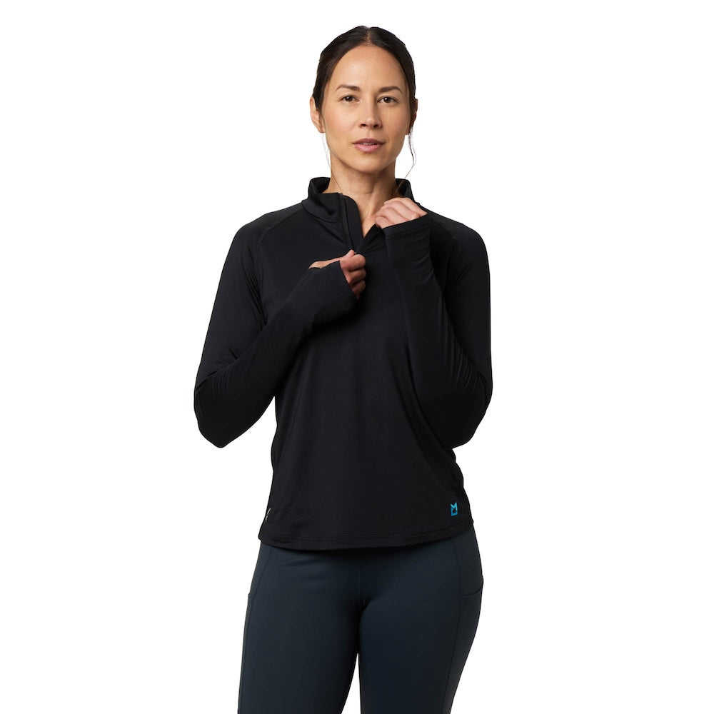 1 4 Zip LS Shirt