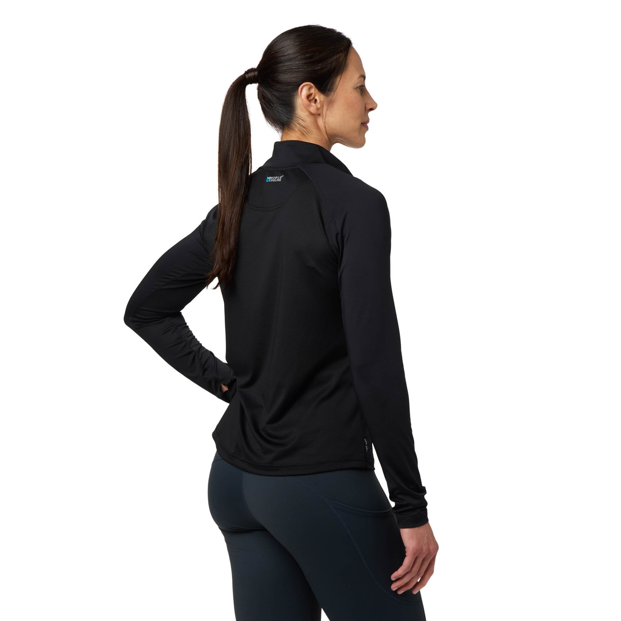 Women's Mobile Cooling 1/4 Zip Long Sleeve Shirt | Fieldsheer