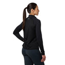 Mobile Cooling Technology Hoodie Women's Cooling 1/4 Zip LS Shirt - Black Heated Clothing