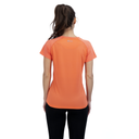 Mobile Cooling Technology Shirt Women's Cooling V-Neck Shirt - Coral Heated Clothing