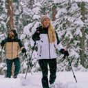 Mobile Warming Technology Jacket Crest 2.0 Down Jacket Women's - Cream/Black Heated Clothing