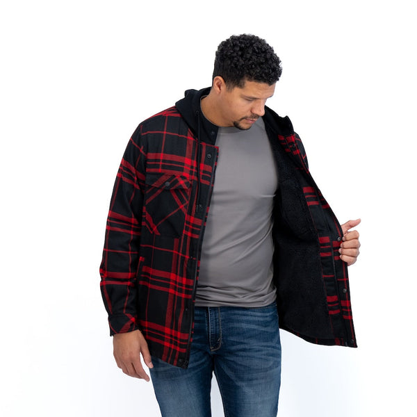 Mobile Warming Technology Jacket Heated Flannel Jacket Men's Heated Clothing