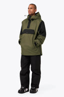 Mobile Warming Technology Jacket Denali Anorak 1/4 Zip Hoodie Men's - Olive Heated Clothing - product view 5