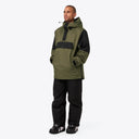 Mobile Warming Technology Jacket Denali Anorak 1/4 Zip Hoodie Men's - Olive Heated Clothing