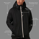 Mobile Warming Technology Jacket Denali Snow Jacket Men's - Black Heated Clothing