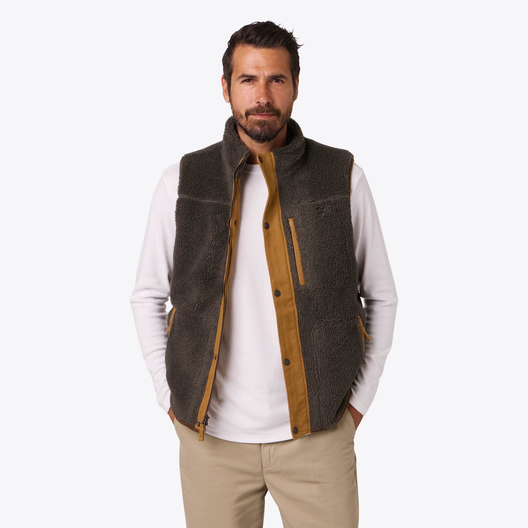 Ranch High-Pile Vest Men's - Charcoal – Fieldsheer