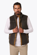 Mobile Warming Technology Vest Ranch High-Pile Vest Men's - Charcoal Heated Clothing
