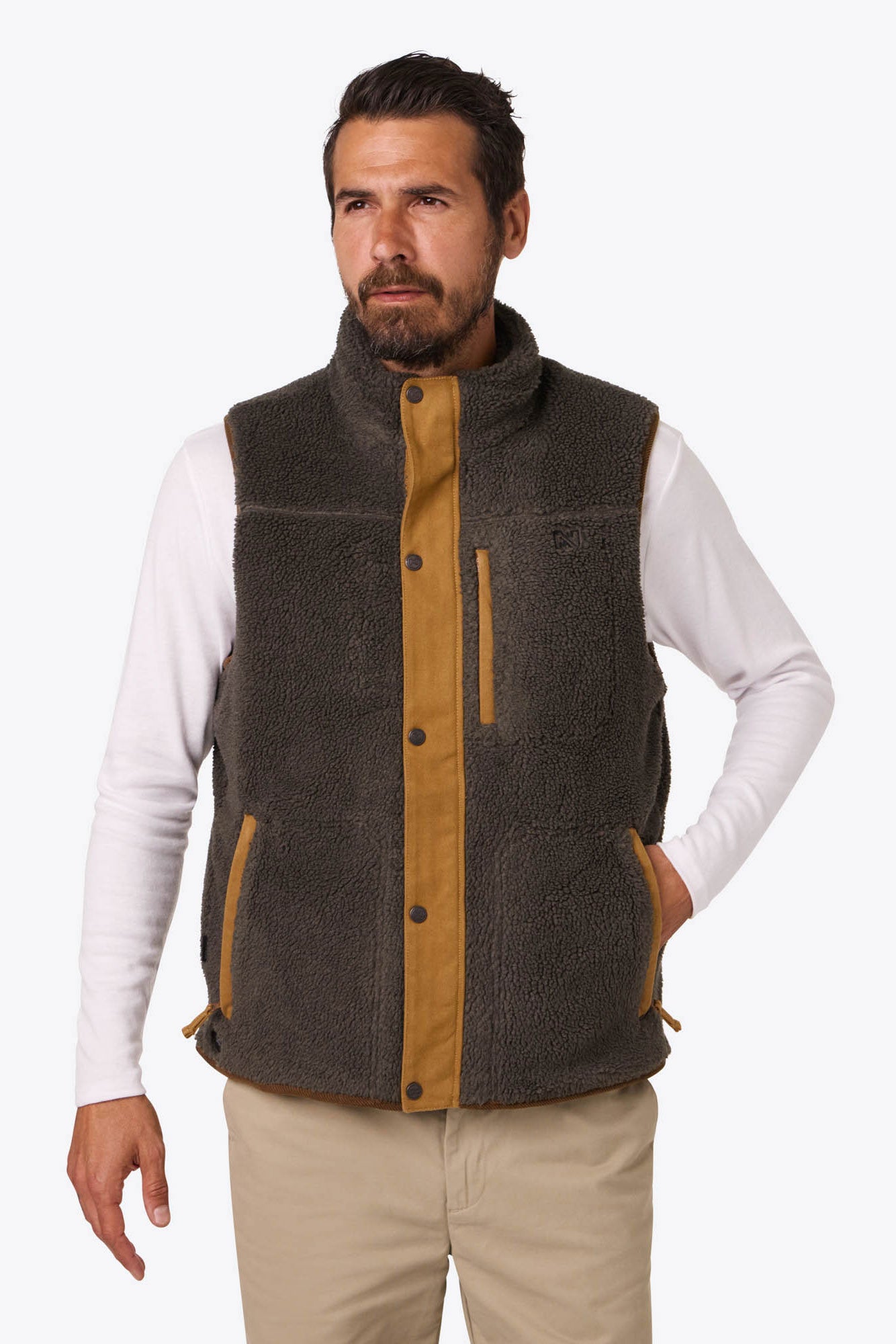 Ranch High-Pile Vest Men's - Charcoal – Fieldsheer